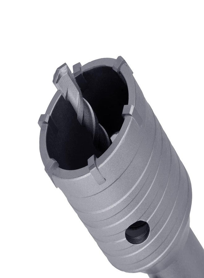 UpToDateTools 40mm / 1-4/7 inch Concrete Hole Saw with 110mm SDS Plus Shank Connecting Rod, Tungsten Carbide Teeth Cement Hole Saw for Cement Brick Concrete Stone Wall - Image 4